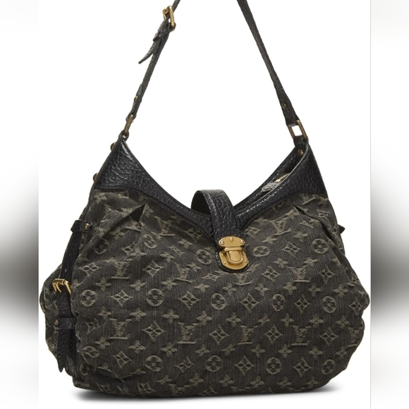 Louis VuittonPre-Loved Black Monogram Denim, Black w/ COA - Picture 1 of 7